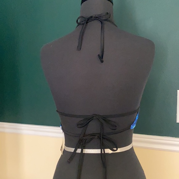 Galaxy halter swim top - Picture 3 of 5